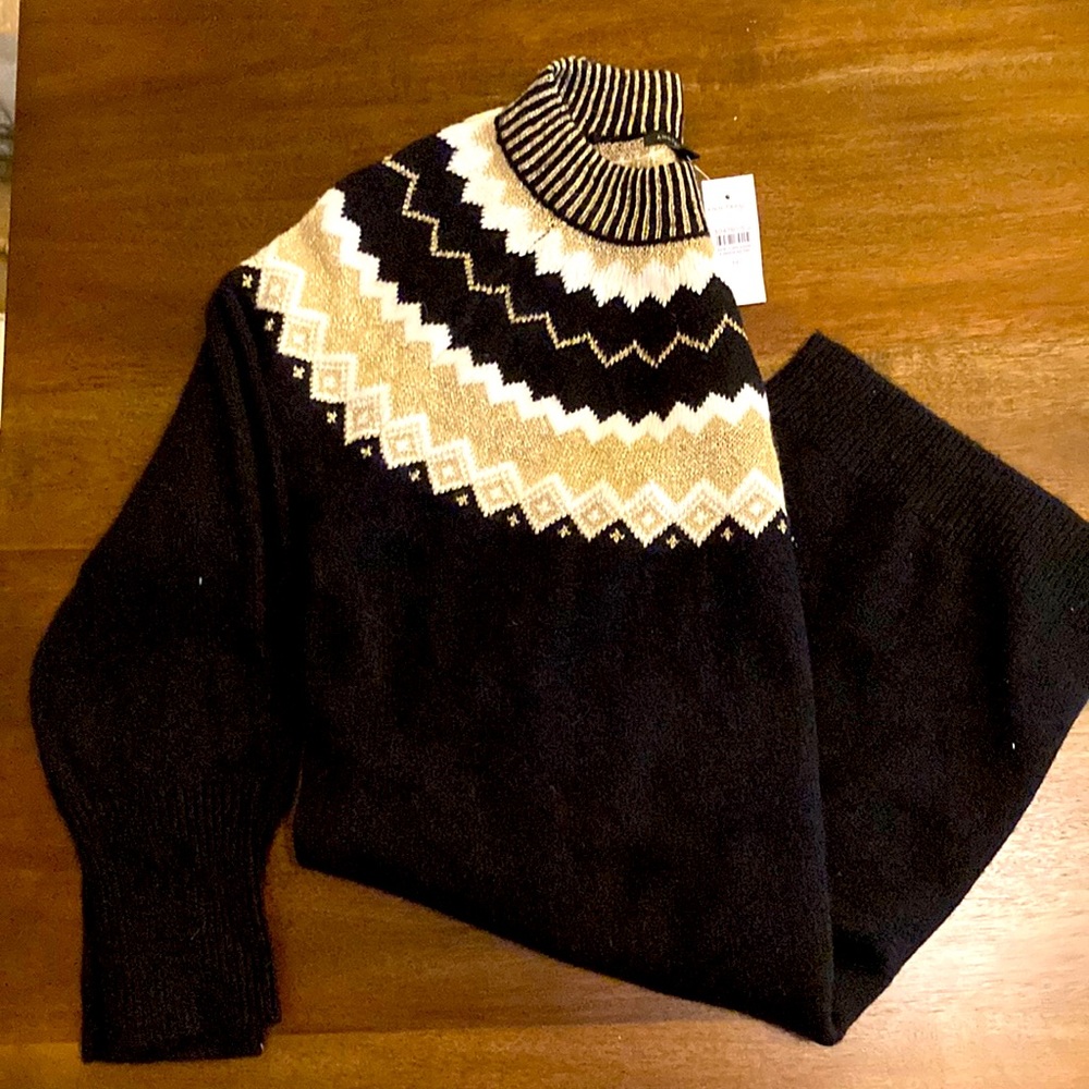 Ann Taylor Fair Isle sweater dress new with tags